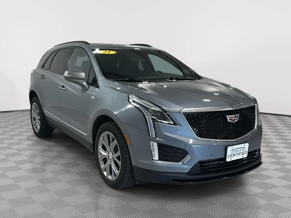 Used 2021 SATIN STEEL METALLIC Cadillac AWD Sport image 7