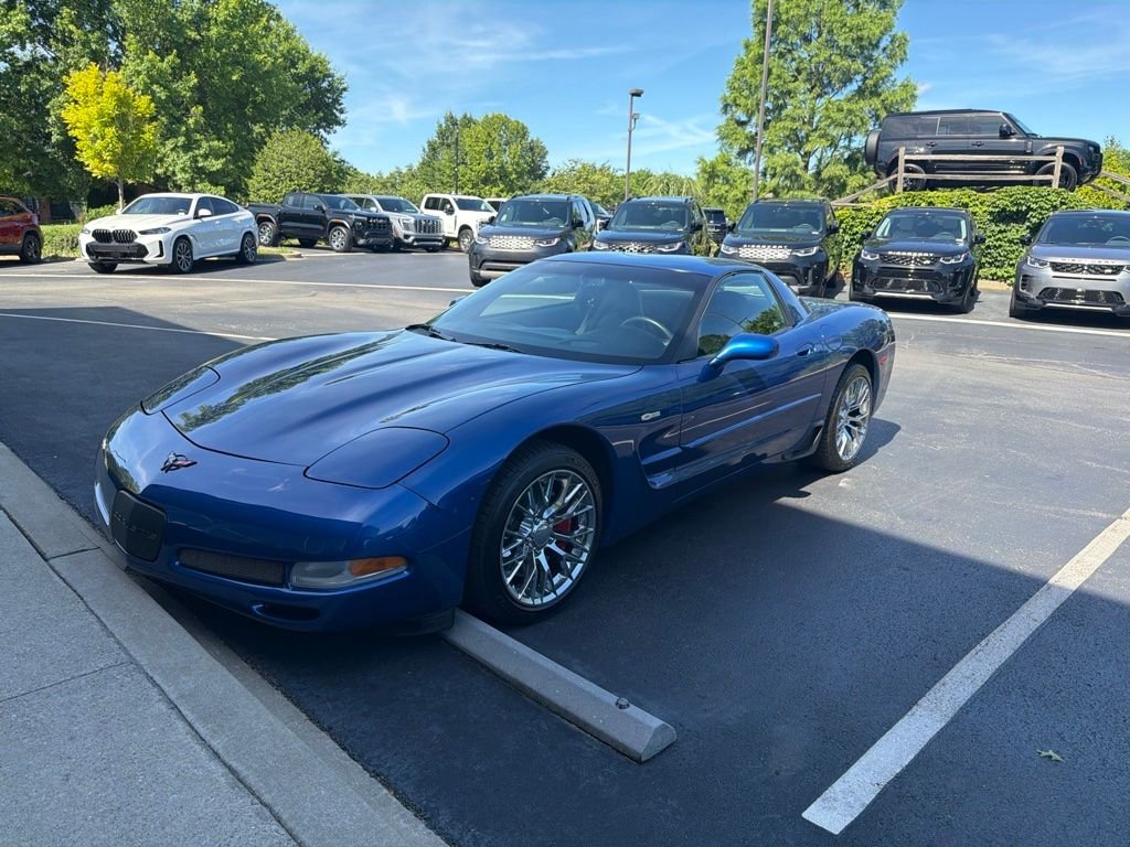 Used 2002 Electron Blue Metallic Chevrolet Z06 image 1