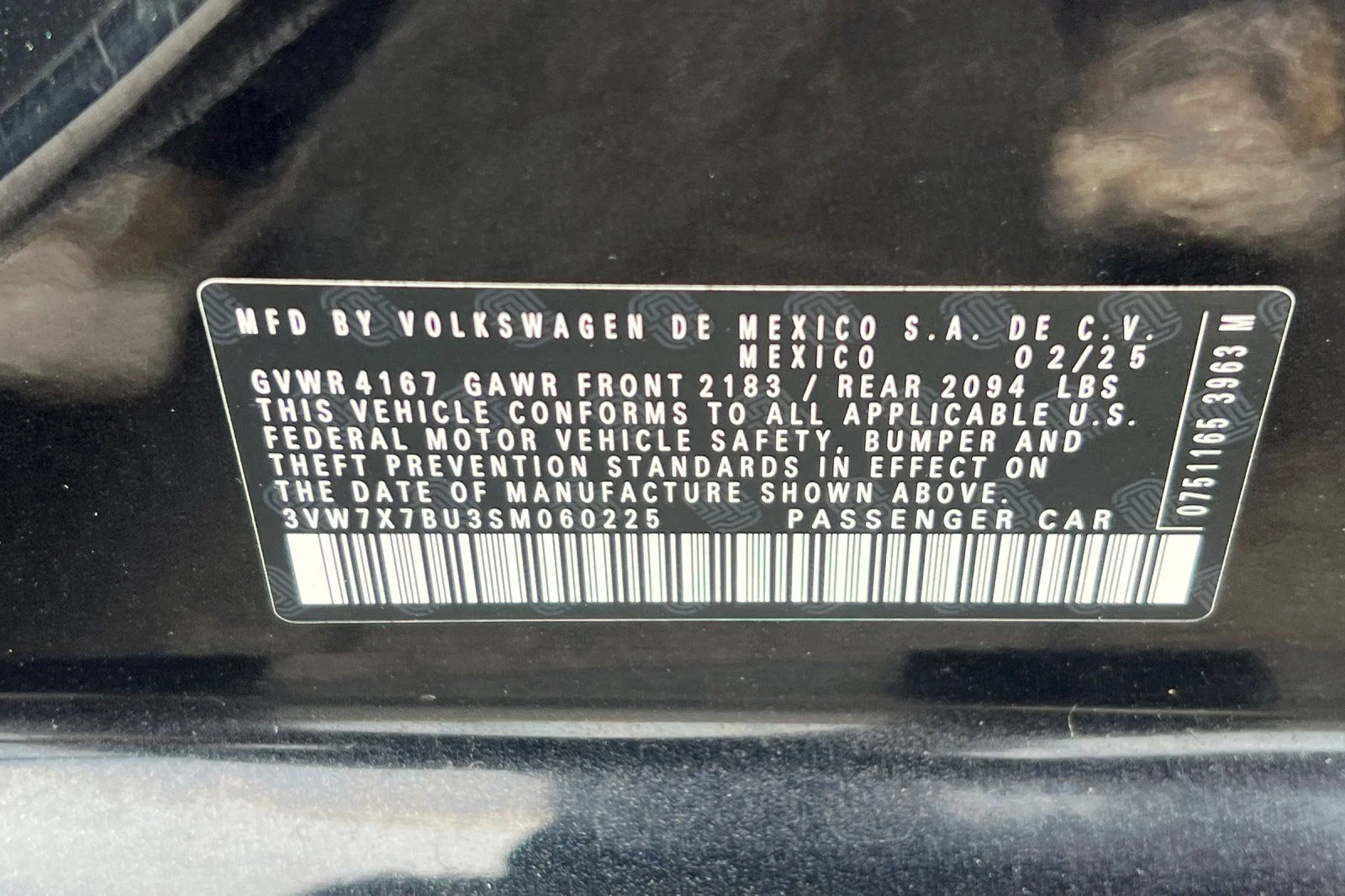 Used 2025 Black Volkswagen 1.5T SE image 25