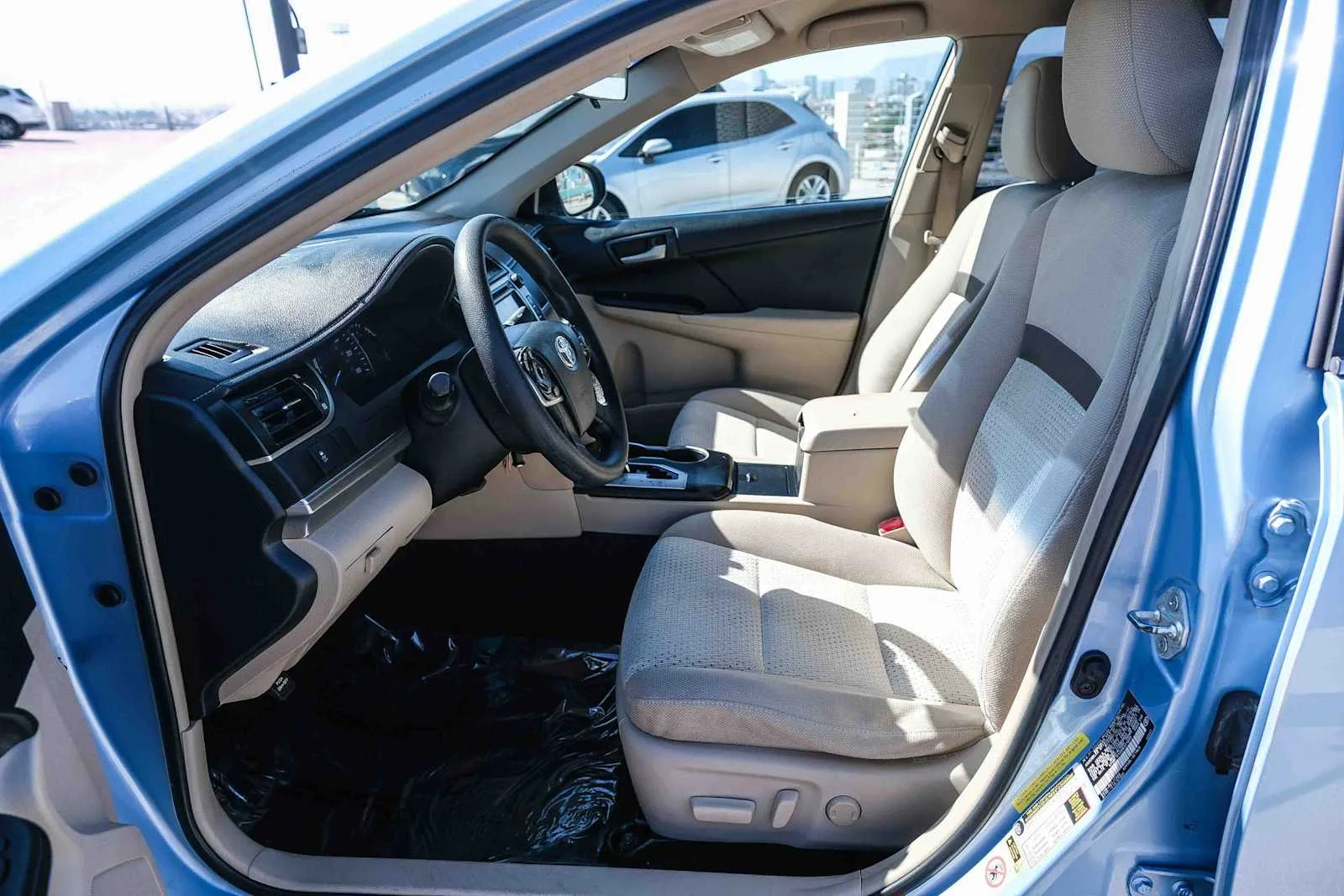 Used 2013 Clearwater Blue Metallic Toyota LE image 19
