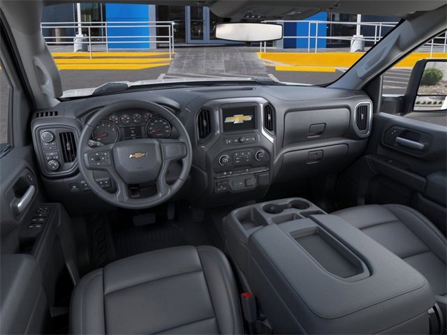 2025 Chevrolet Silverado 3500 HD Chassis Cab Work Truck White at Classic Elite Chevrolet Sugar Land