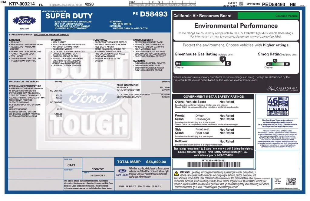 Certified Used 2023 White Ford XLT image 2