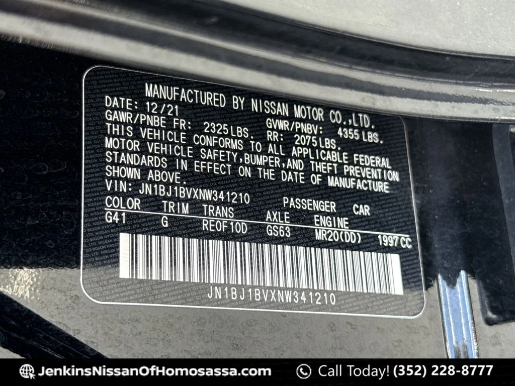 Used 2022 Black Nissan SV image 47