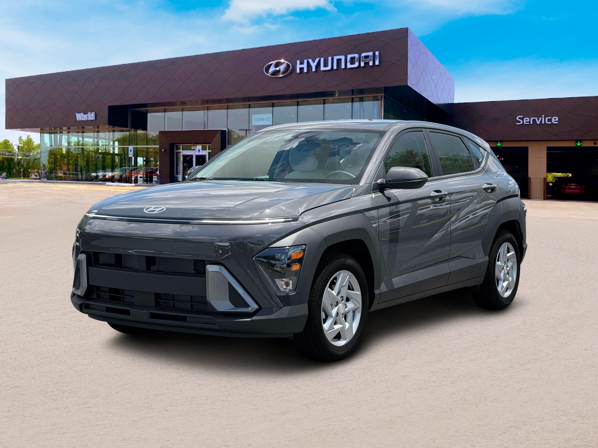 New 2027 Ecotronic Gray Pearl Hyundai SE FWD image 1