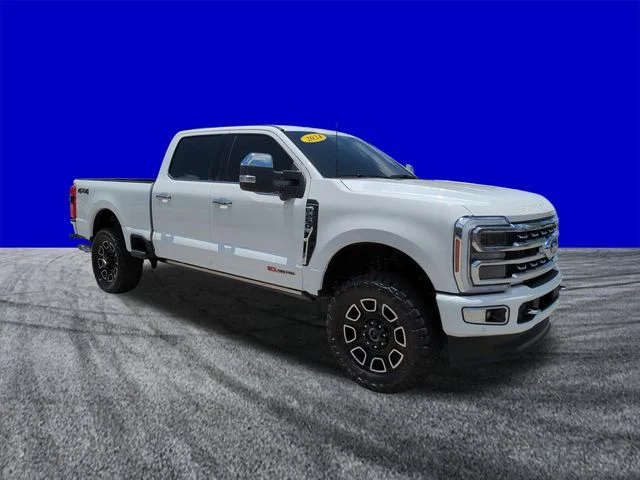 Used 2024 White Metallic Ford Platinum image 2