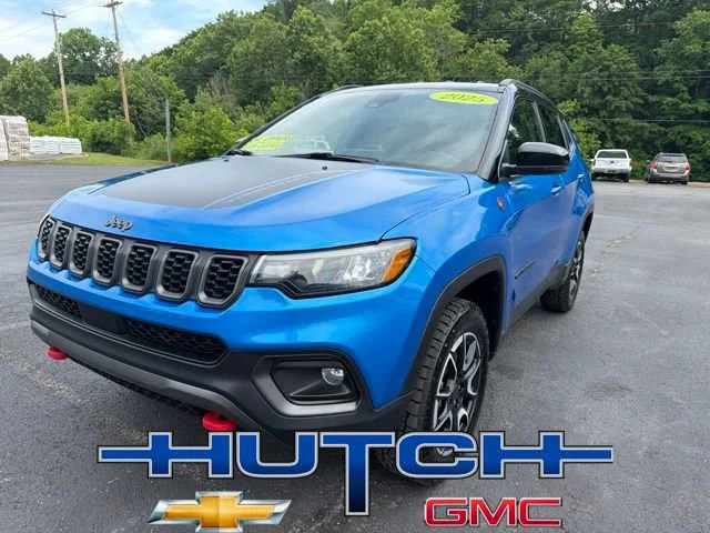 Used 2025 Blue Jeep Trailhawk image 1