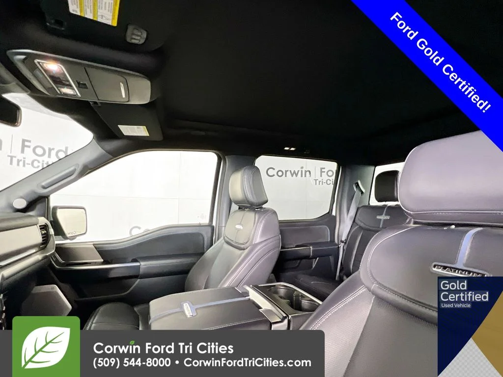 Certified Used 2025 Space White Metallic Ford Platinum image 26