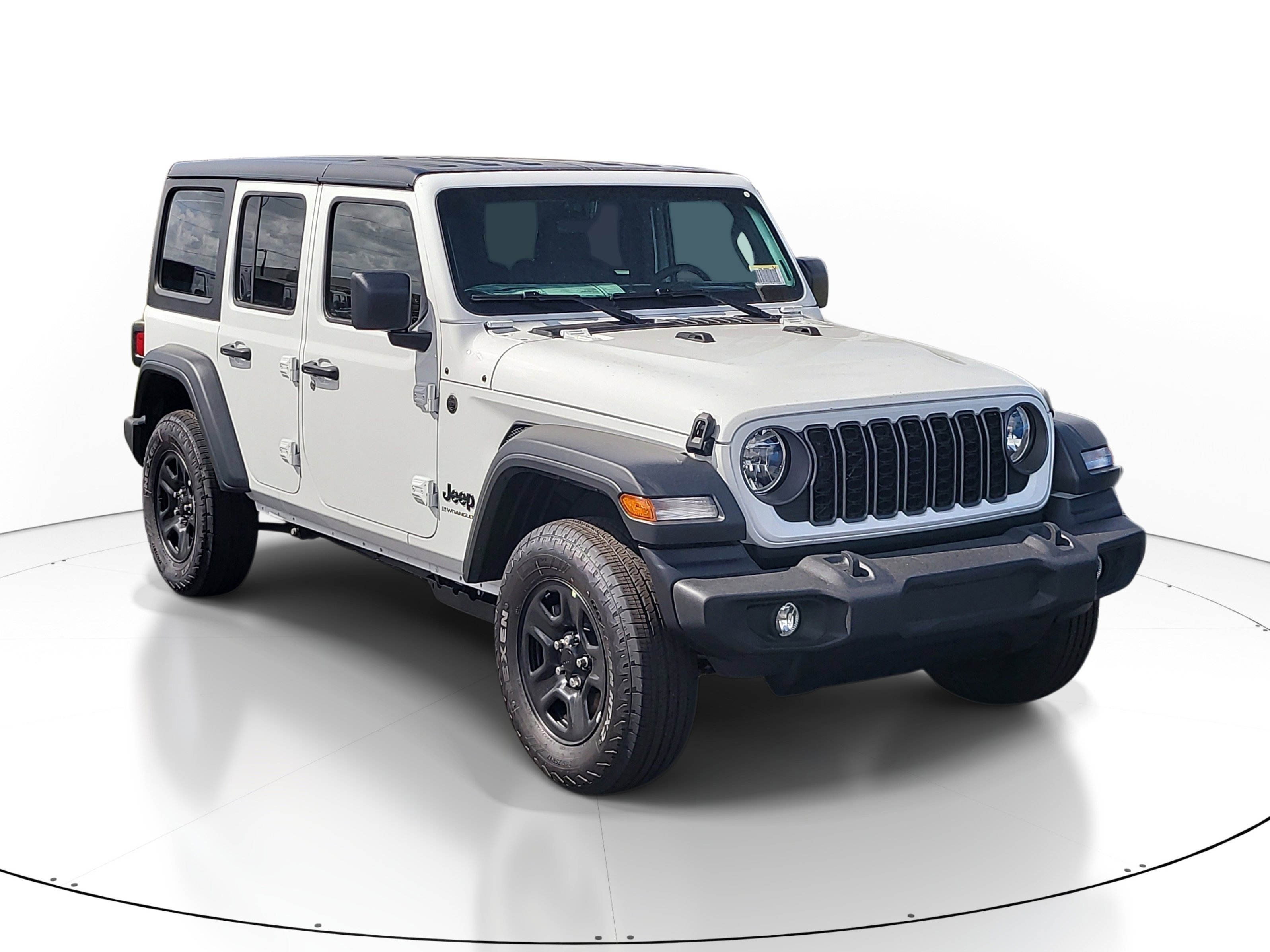 New 2026 Bright White Clear-Coat Exterior Paint Jeep Sport image 1