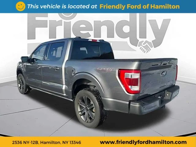 Used 2023 Gray Metallic Ford Lariat image 12