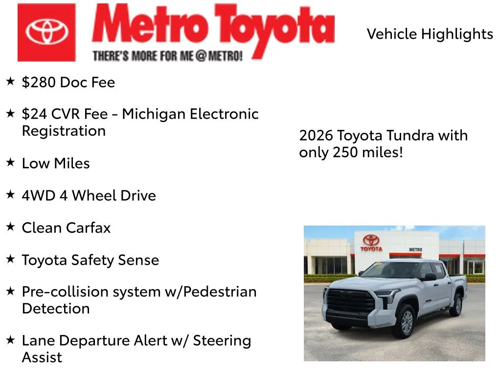 Used 2026 White Toyota SR5 image 7