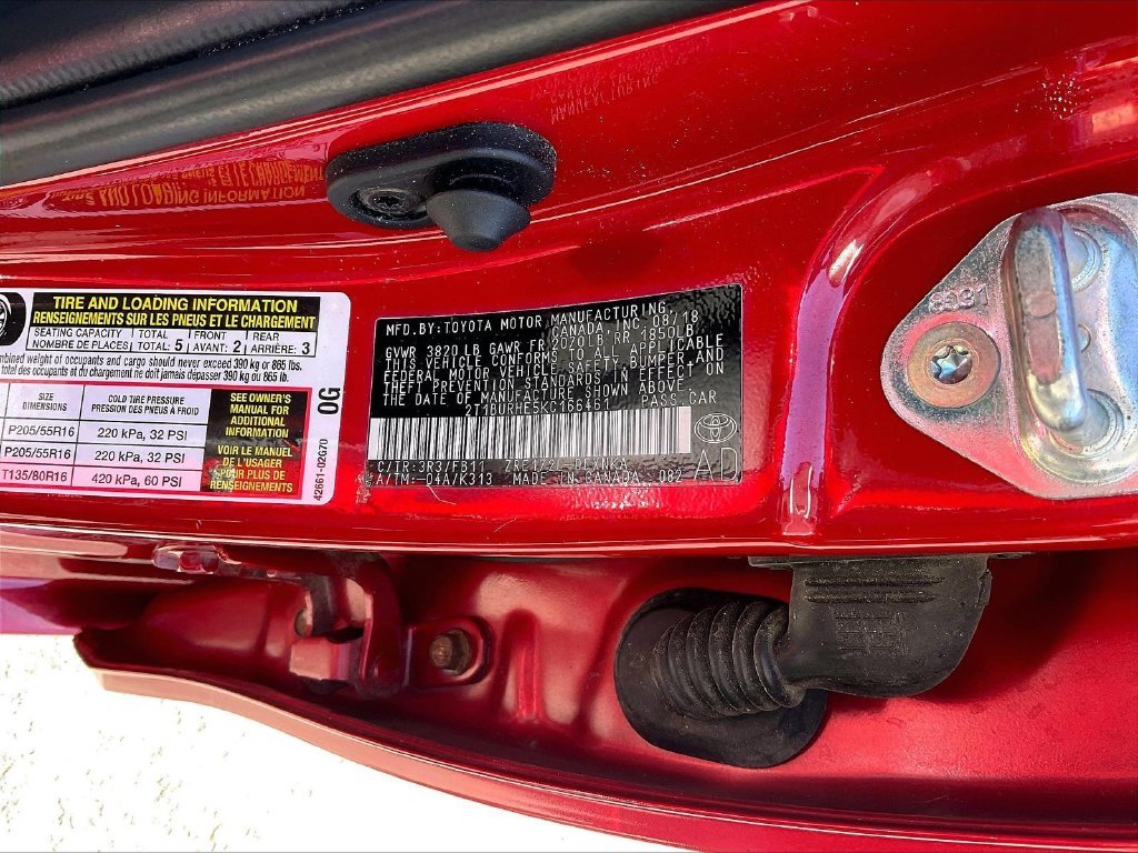 Used 2019 Red Toyota LE image 32