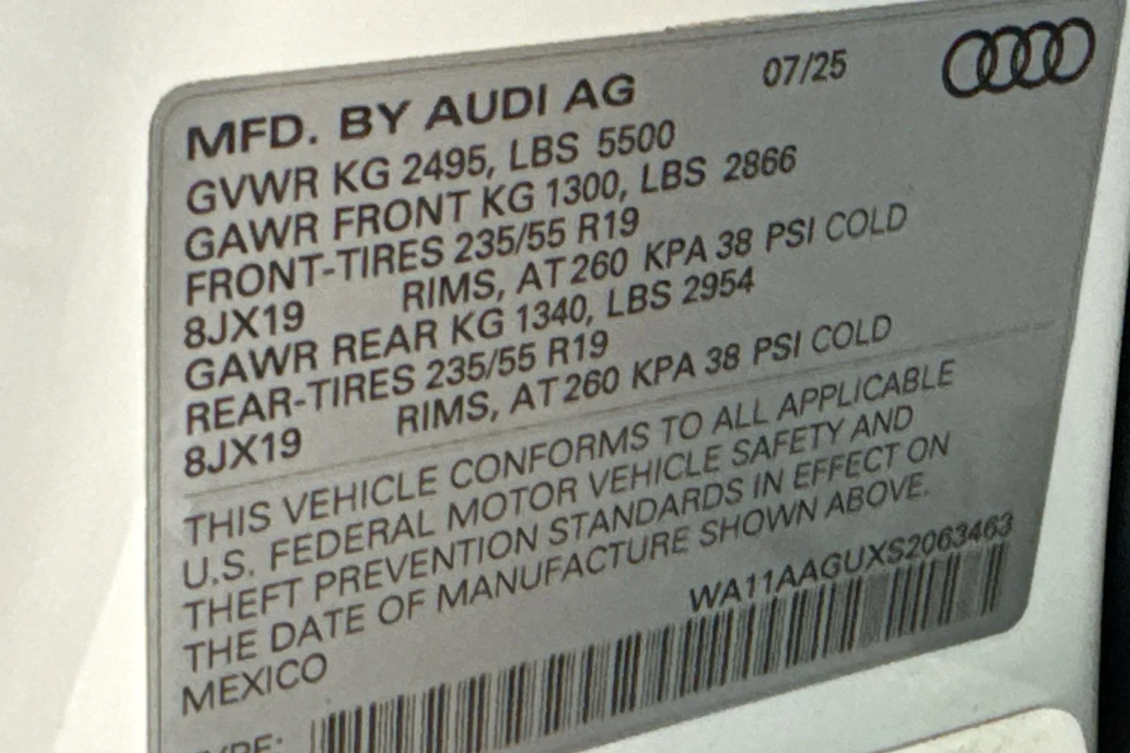 Used 2025 White Audi Premium image 30
