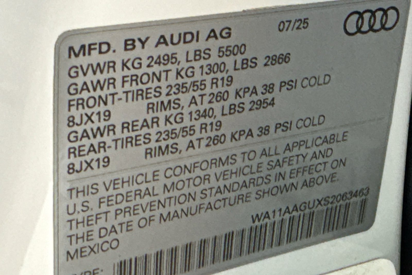 Used 2025 White Audi Premium image 30