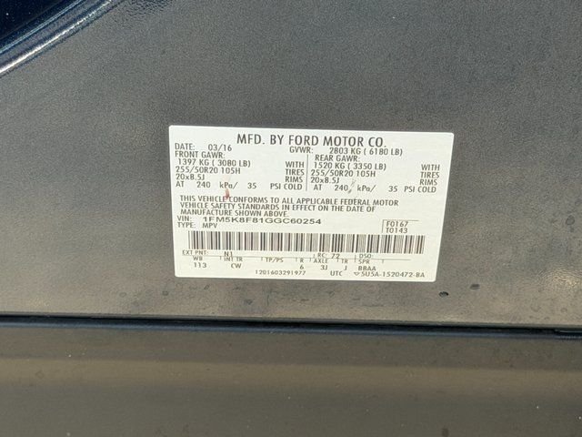 Used 2016 Blue Ford Limited image 36