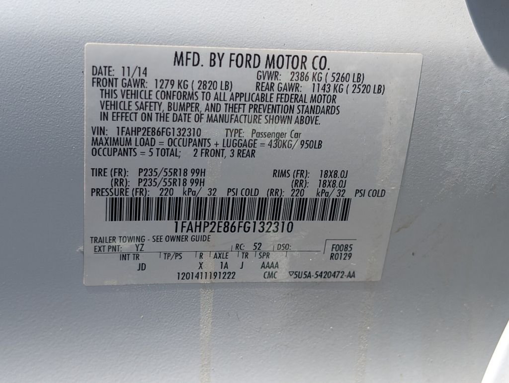 Used 2015 White Ford SEL image 17