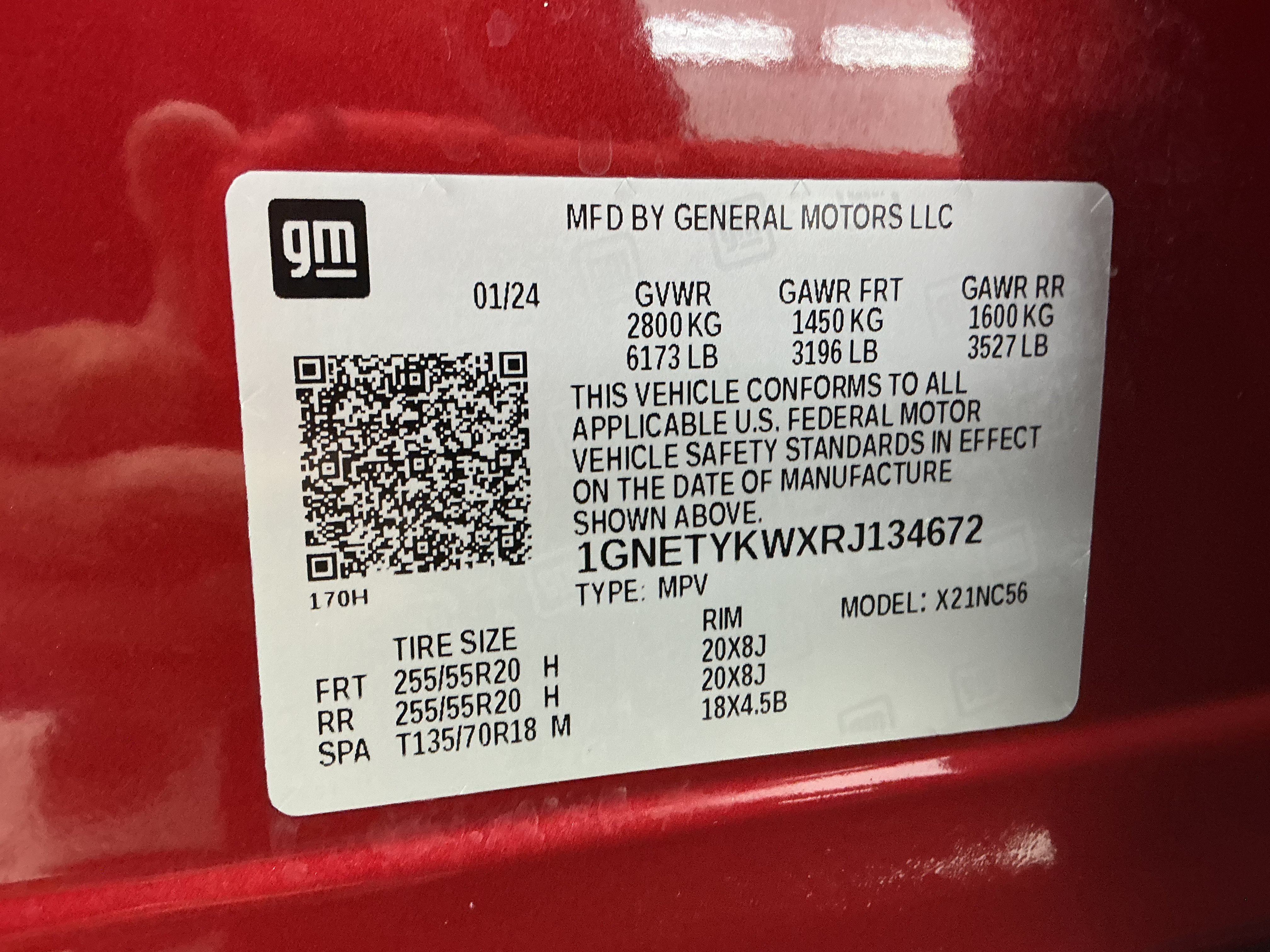 Used 2024 Radiant Red Tintcoat Chevrolet RS image 14