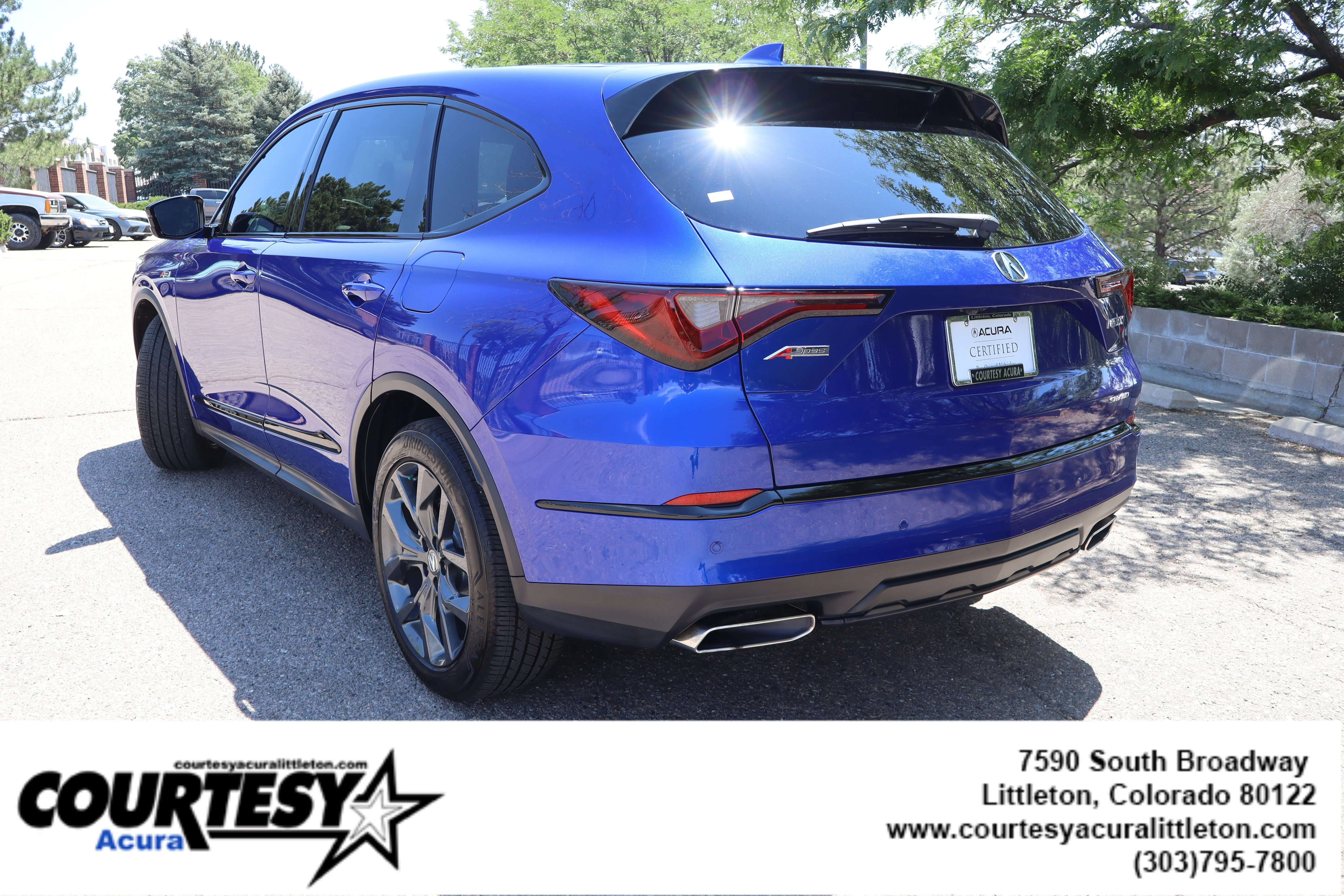 Certified Used 2024 Apex Blue Pearl Acura SH-AWD A-SPEC image 4