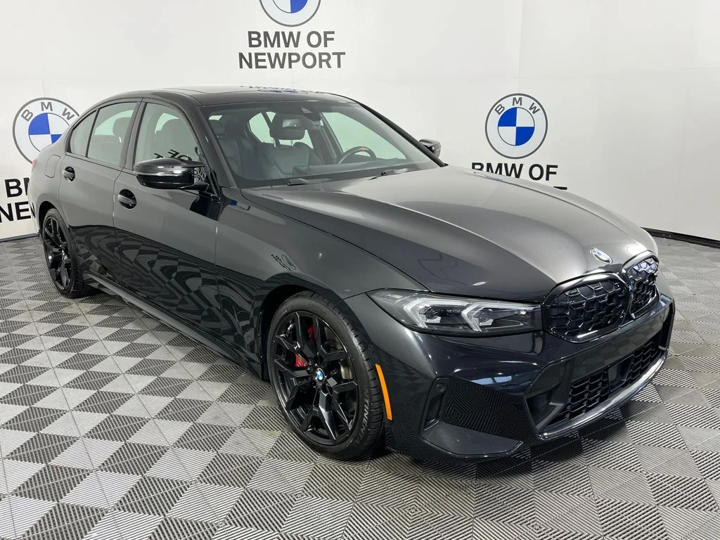 Used 2025 Black BMW M340i xDrive image 1