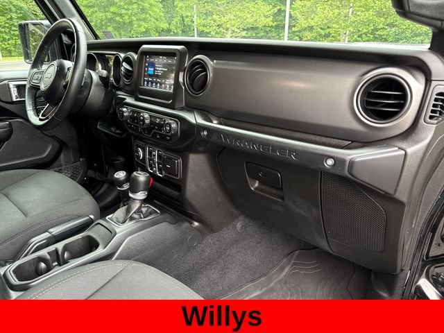 Used 2023 Black Clearcoat Jeep Willys 4xe image 26