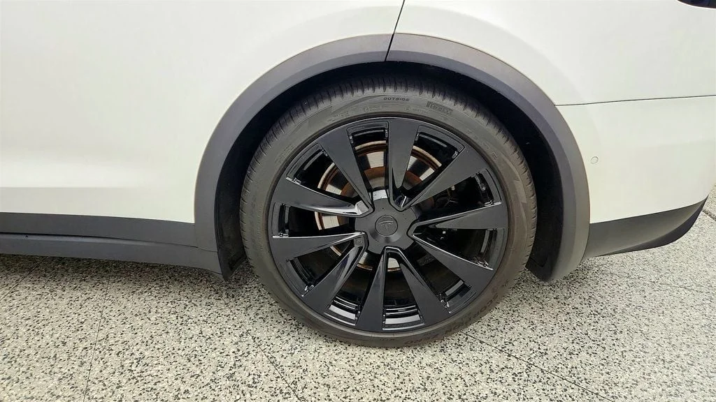 Used 2022 Pearl White Multi-Coat Tesla AWD w/ 22