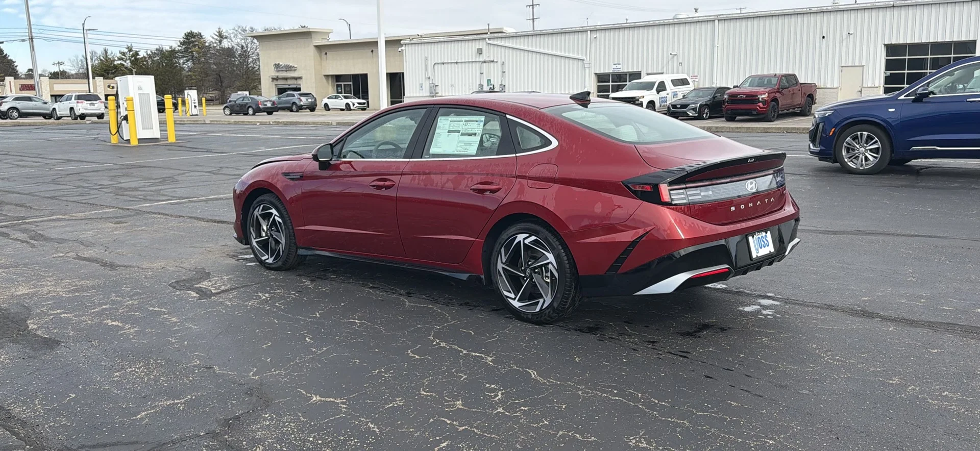 New 2026 Ultimate Red Metallic Hyundai SEL Sport image 5