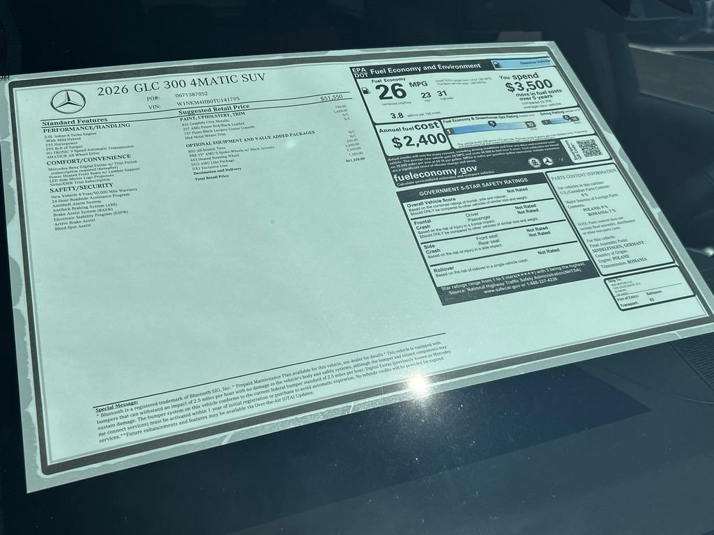 New 2026 Graphite Grey Metallic Mercedes-Benz GLC 300 image 35