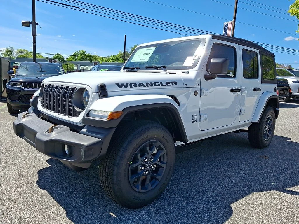 New 2026 Bright White Clear-Coat Exterior Paint Jeep  image 2