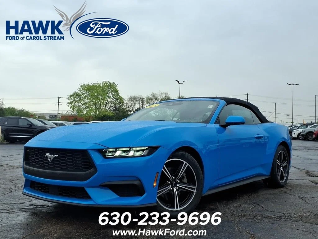 Used 2025 Blue Ford EcoBoost Premium image 3
