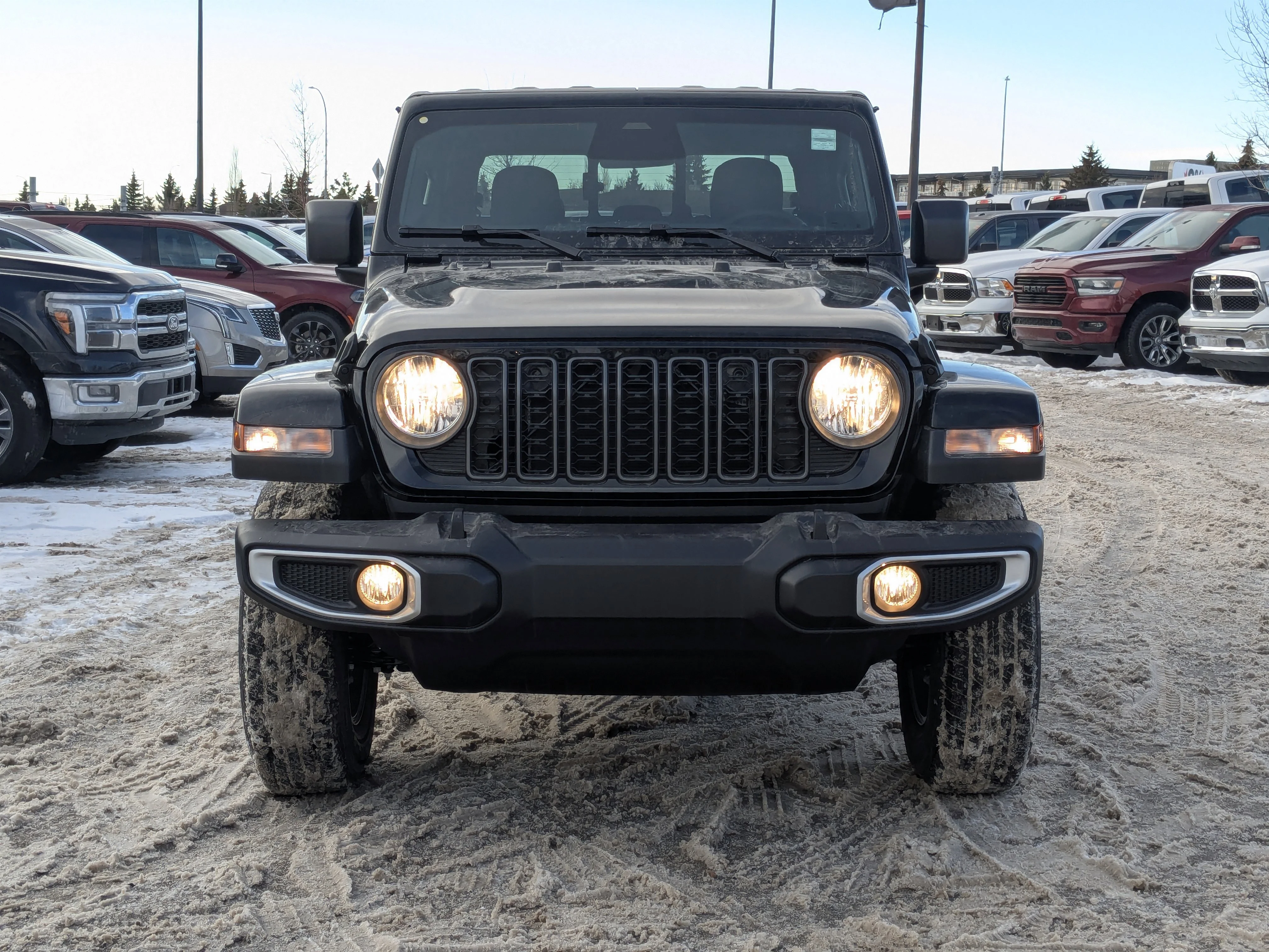 New 2026 Black Jeep Sport S - 12.3 Display - Freedom 3 piece HT - Shift on the Fly 4x4 & Tons More! image 3