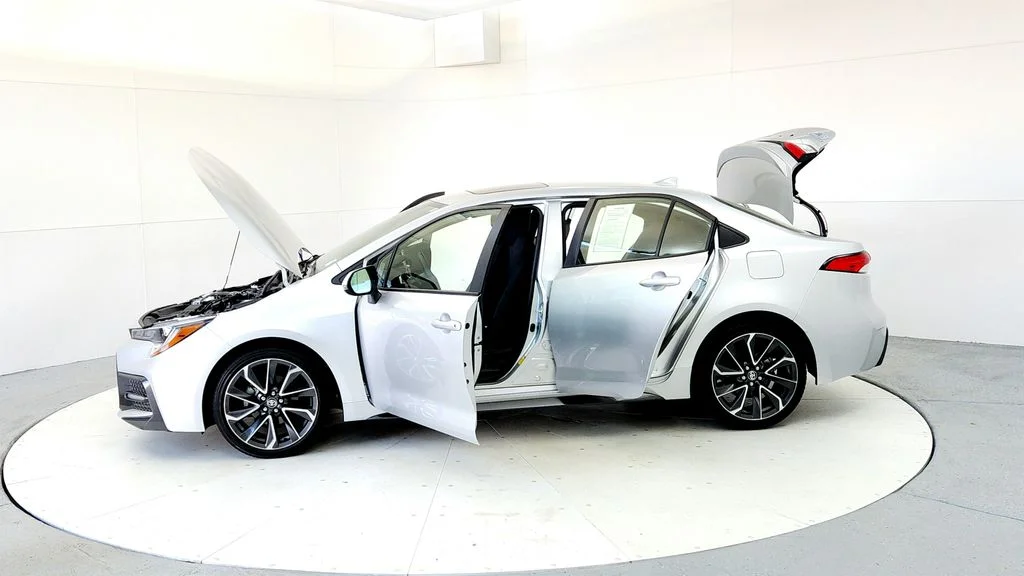 Certified Used 2021 Silver Toyota SE image 10