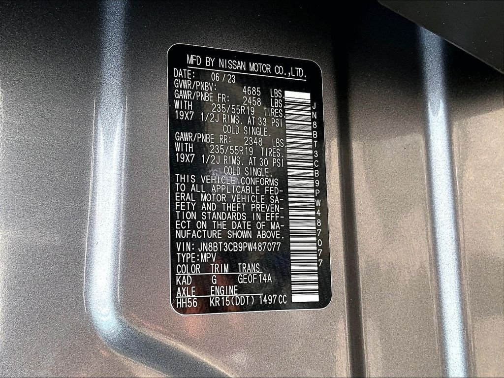 Used 2023 Gray Nissan SL image 35