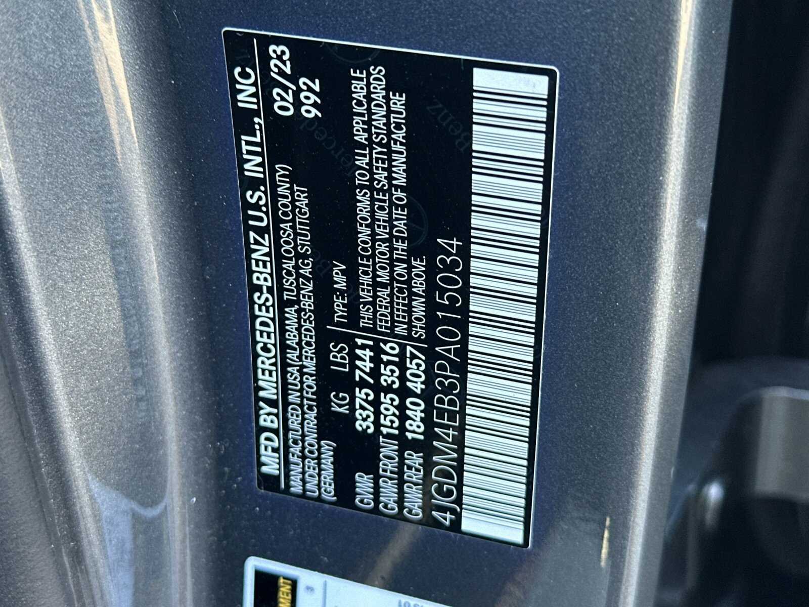 Used 2023 Gray Mercedes-Benz 580 4D Sport Utility 4MATIC® image 37