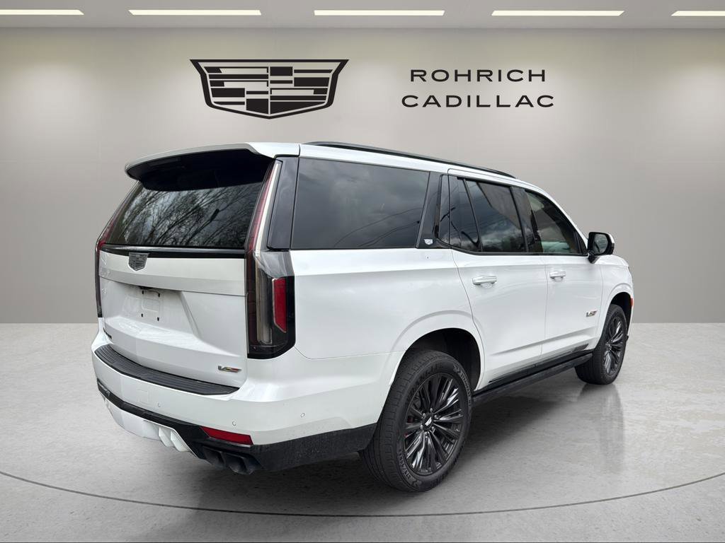Certified Used 2023 Crystal White Tricoat Cadillac Escalade-V image 6