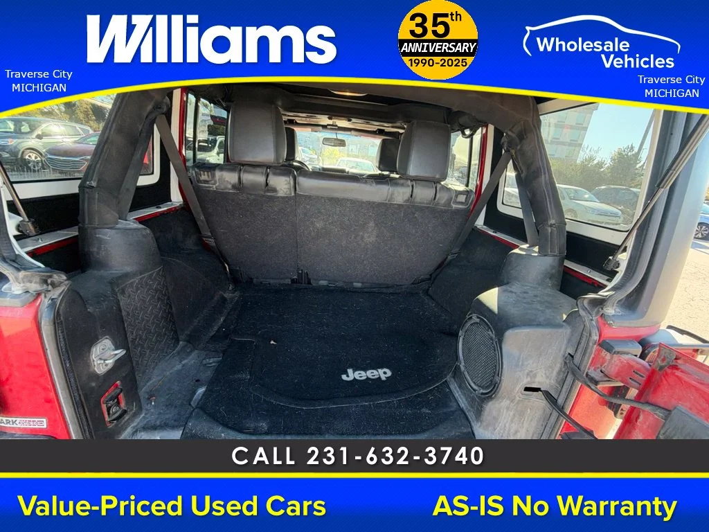 Used 2013 Flame Red Jeep Unlimited Sahara image 38