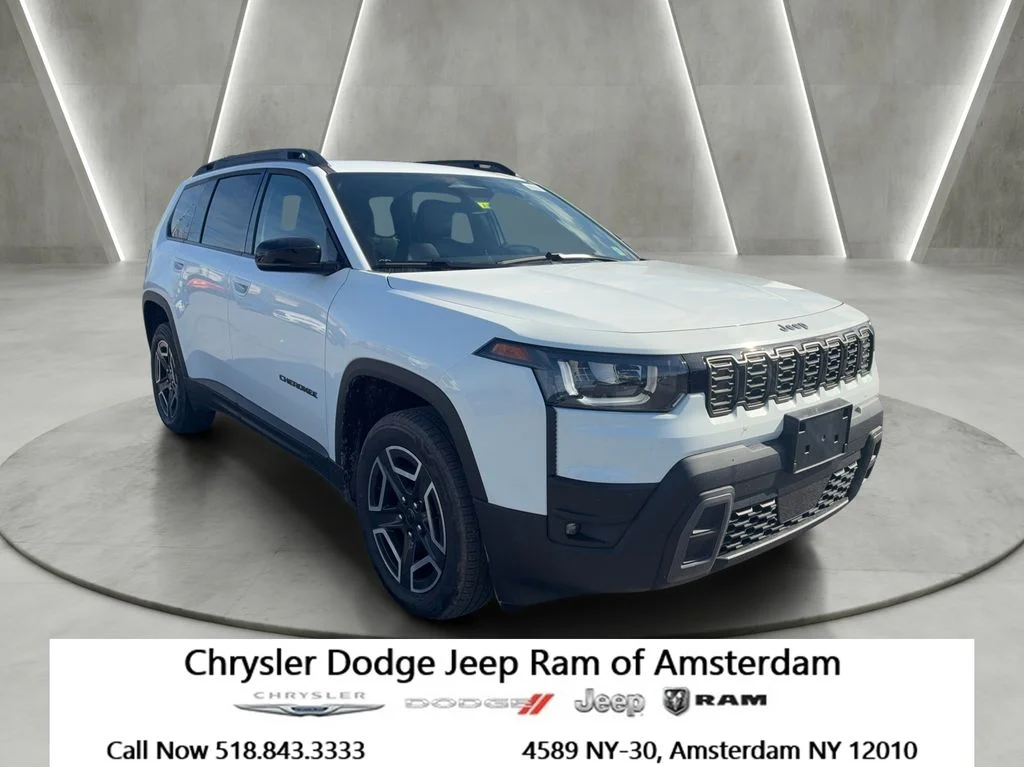 New 2026 Bright White Clear-Coat Exterior Paint Jeep Limited image 1