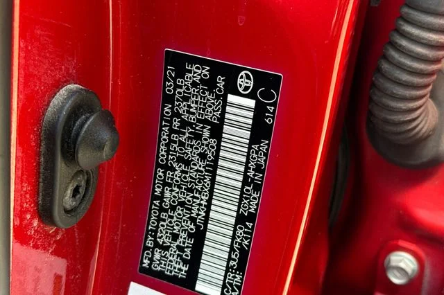 Certified Used 2021 Red Toyota XLE image 34