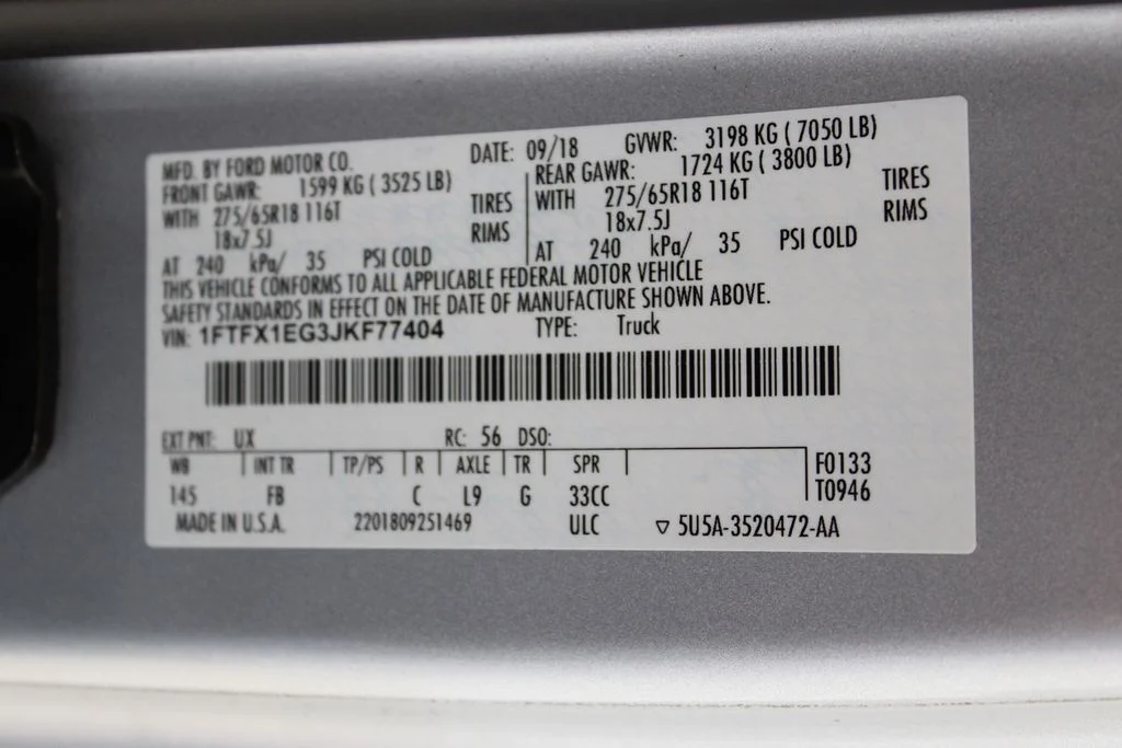 Used 2018 Ingot Silver Ford XLT image 33