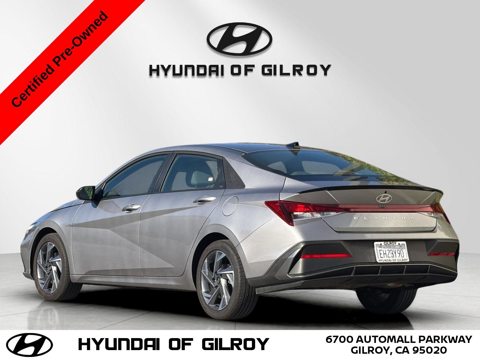 Certified Used 2025 Silver Hyundai SEL Sport image 3