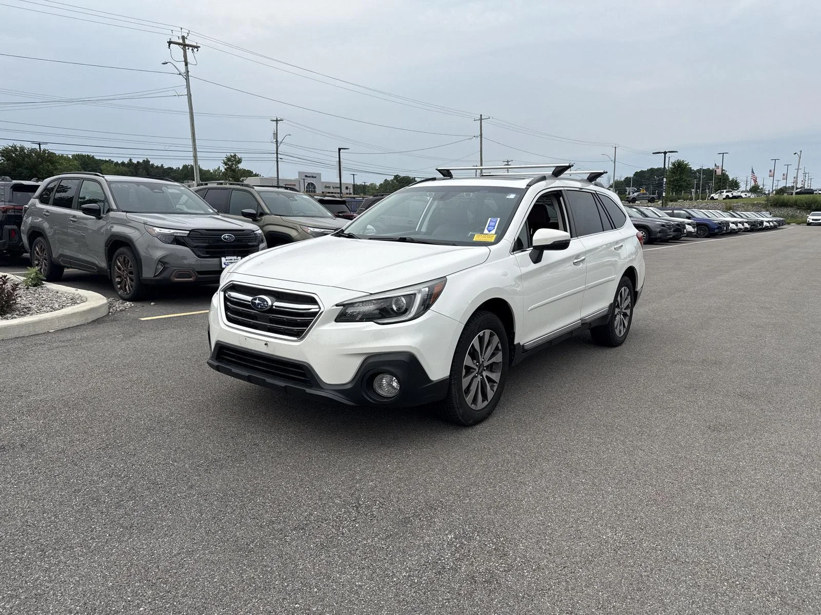 Used 2019 Crystal White Pearl Subaru Touring image 6