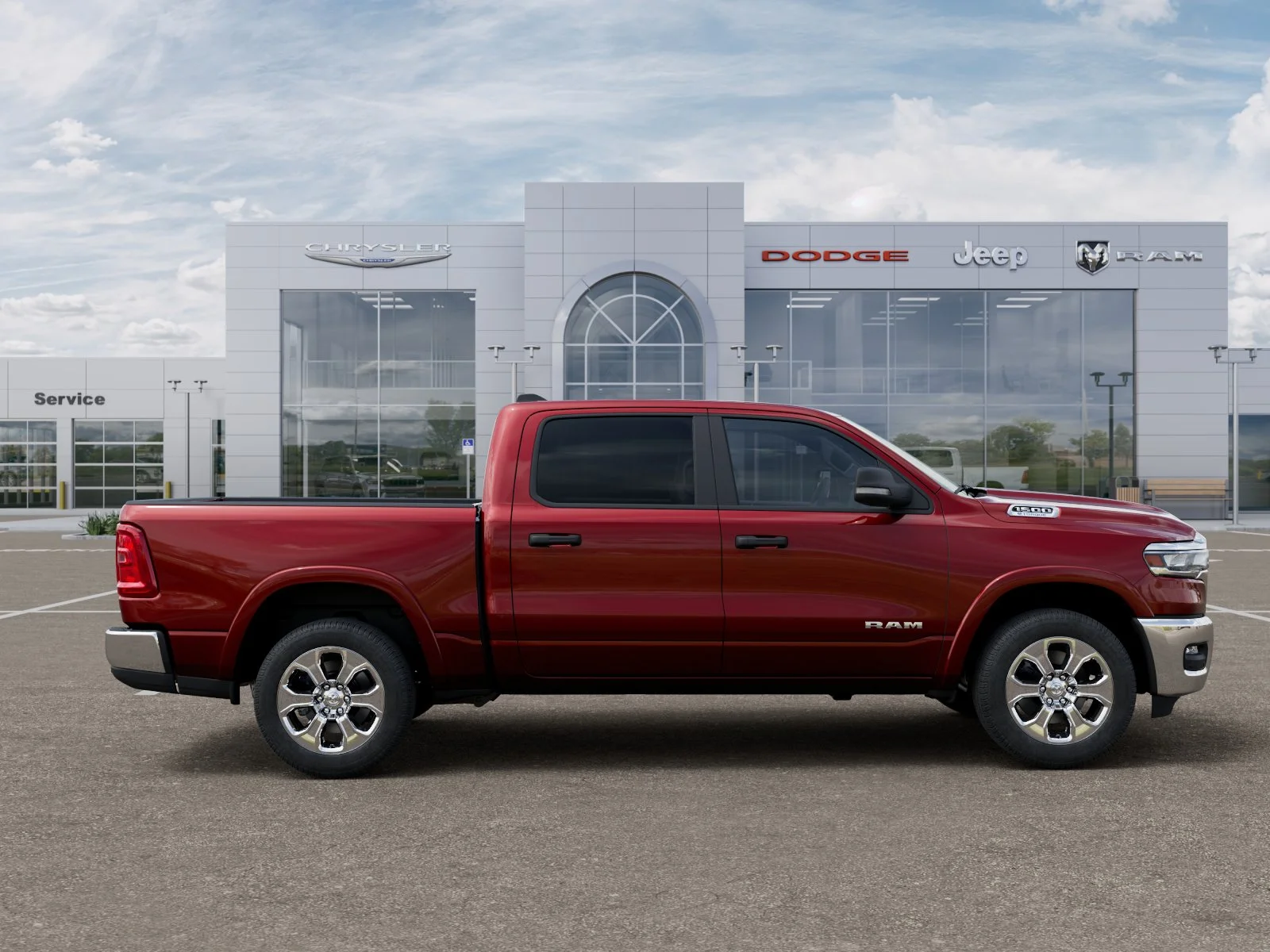 New 2025 Delmonico Red Pearlcoat RAM BIG HORN image 12