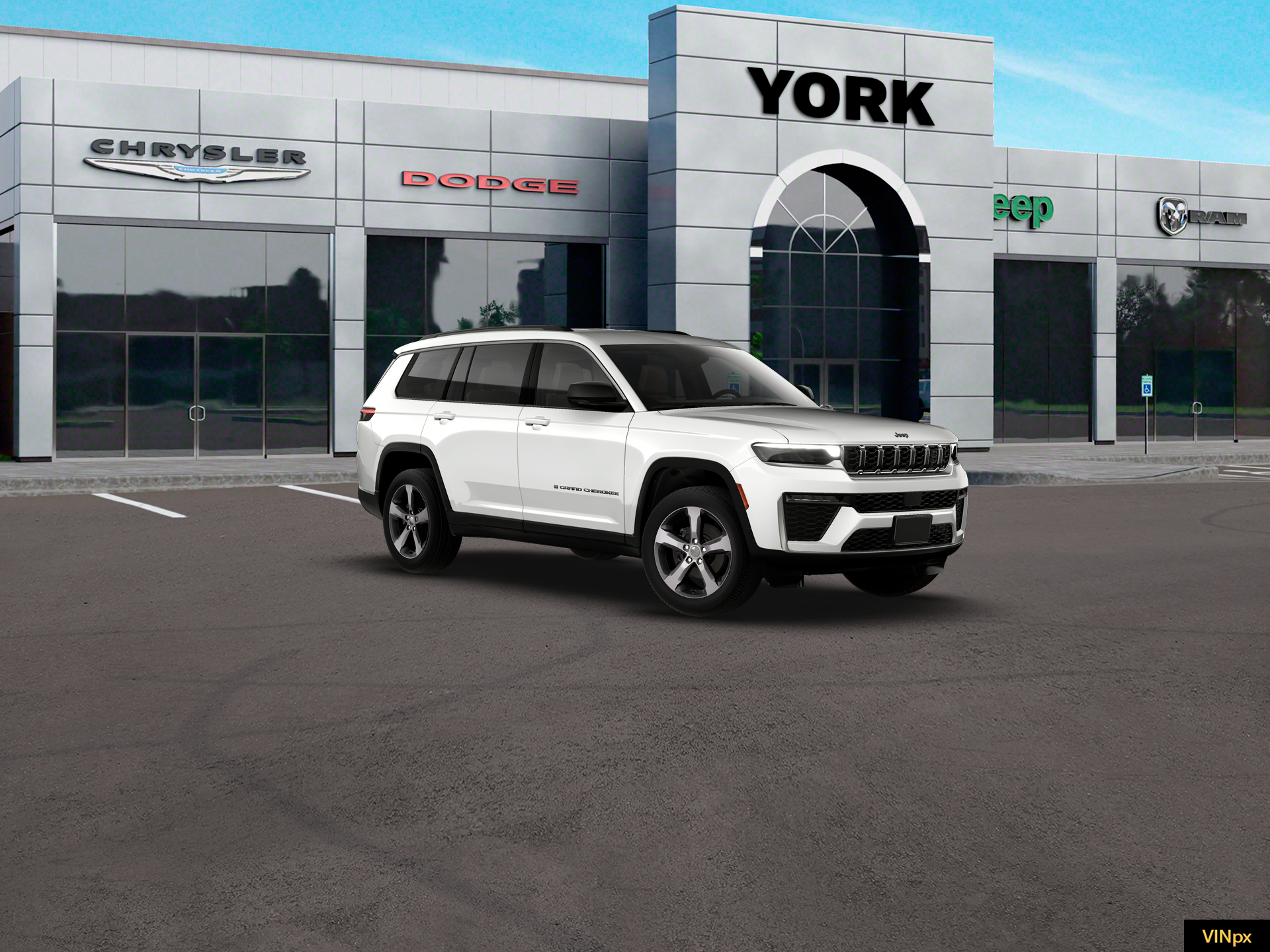 New 2026 Bright White Clear-Coat Exterior Paint Jeep Limited image 11