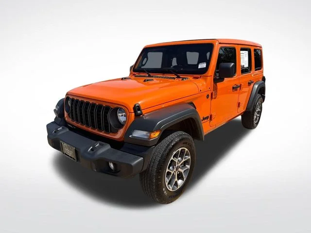 Used 2025 Orange Jeep Sport S image 4