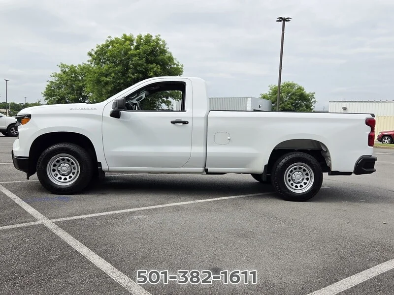 Used 2023 Summit White CHEVROLET 2WD REG CAB 140" WORK TRUCK image 2