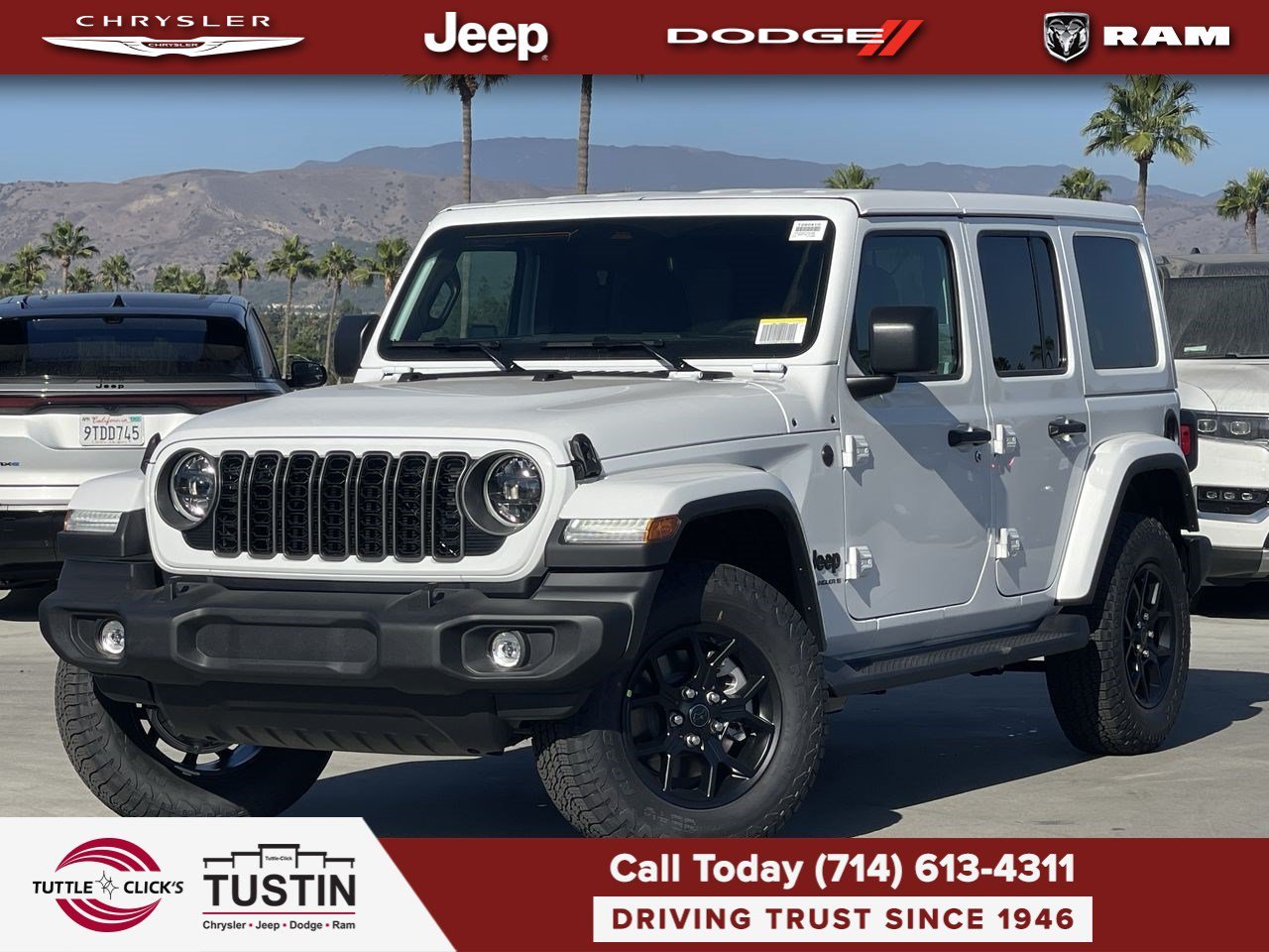 New 2026 Bright White Clearcoat Jeep California Edition image 1