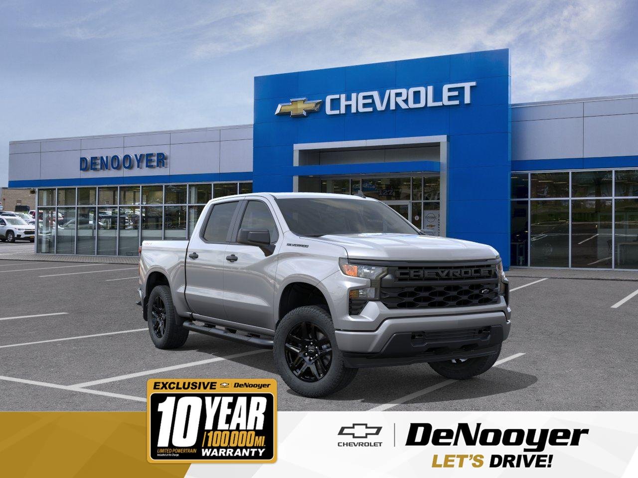 New 2026 Sterling Gray Metallic Chevrolet Custom image 1