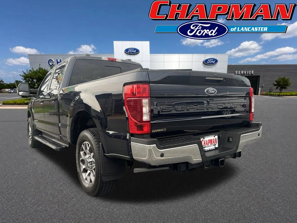 Certified Used 2022 Blue Metallic Ford Lariat image 3
