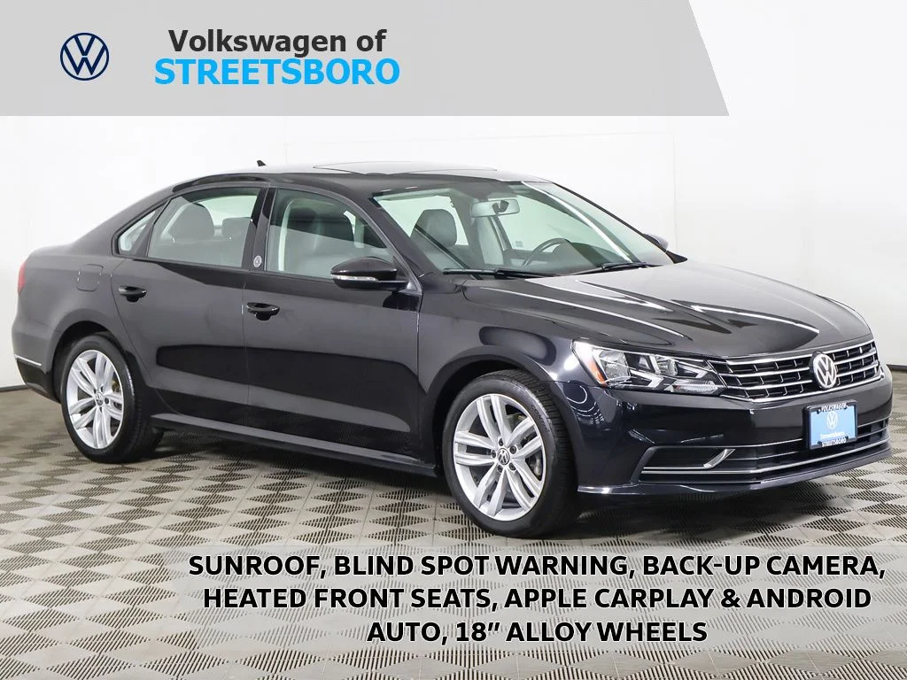 Used 2019 Deep Black Pearl Volkswagen 2.0T Wolfsburg image 1