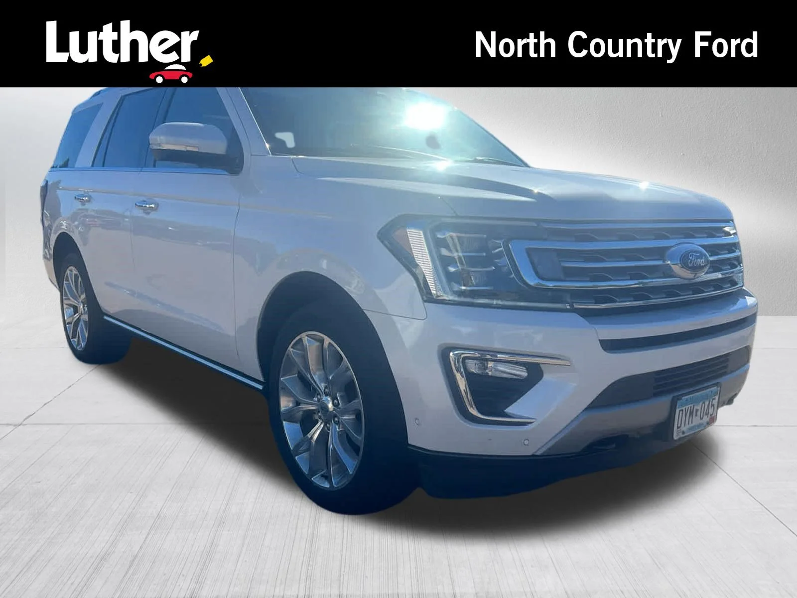 Used 2019 White Platinum Tri-Coat Metallic Ford Limited image 1