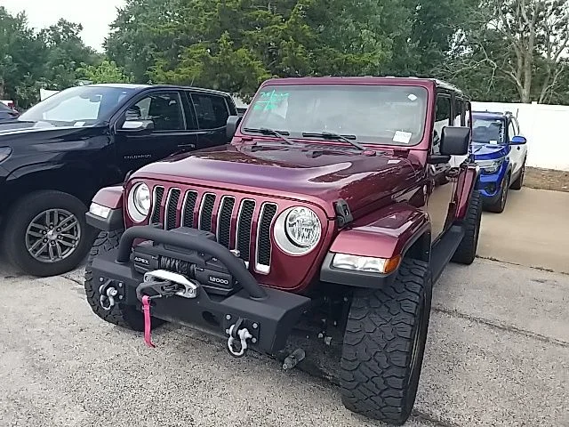 Used 2021 Red Jeep Unlimited Sahara image 11