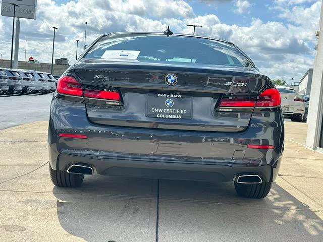 Certified Used 2023 Dark Graphite Metallic BMW 530i xDrive image 8